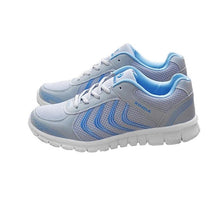 Load image into Gallery viewer, Breathable Mesh Flat Sports Shoes Comfortable Rubber Soles For All Season Running Shoes Daily Wear Lace-up Sneakers