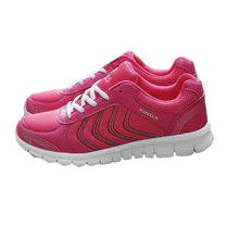 Load image into Gallery viewer, Breathable Mesh Flat Sports Shoes Comfortable Rubber Soles For All Season Running Shoes Daily Wear Lace-up Sneakers