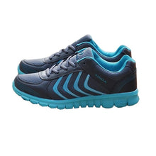 Load image into Gallery viewer, Breathable Mesh Flat Sports Shoes Comfortable Rubber Soles For All Season Running Shoes Daily Wear Lace-up Sneakers