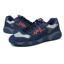 Load image into Gallery viewer, Sports Shoes for Men Slip-resistant Running Shoes Breathable Lace-up Shoes with Heart Beat Pattern Drop Shipping