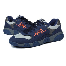 Load image into Gallery viewer, Sports Shoes for Men Slip-resistant Running Shoes Breathable Lace-up Shoes with Heart Beat Pattern Drop Shipping