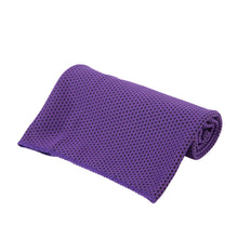 Load image into Gallery viewer, Reusable Heat Relief Instant Cooling Cold Chill Sports Cozy Towel for Running Biking Jogging Gym Fitness Gift Rose Red