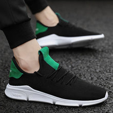 Load image into Gallery viewer, Male Breathable Sports Shoes Mesh Upper Flat Heel Lace-up Closure All-match For Autumn and Winter Fashion Trend