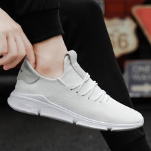 Load image into Gallery viewer, Male Breathable Sports Shoes Mesh Upper Flat Heel Lace-up Closure All-match For Autumn and Winter Fashion Trend