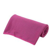 Load image into Gallery viewer, Reusable Heat Relief Instant Cooling Cold Chill Sports Cozy Towel for Running Biking Jogging Gym Fitness Gift Rose Red