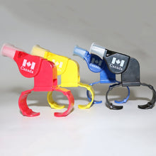 Load image into Gallery viewer, Sports Activities Referee Whistle Practical Mouthpiece Seedless &amp; Double Cavity Lifesaving Emergency Whistle Cheerleaders Cheer Finger Whistle