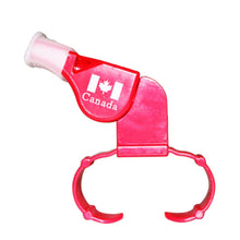 Load image into Gallery viewer, Sports Activities Referee Whistle Practical Mouthpiece Seedless &amp; Double Cavity Lifesaving Emergency Whistle Cheerleaders Cheer Finger Whistle